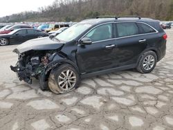 Salvage cars for sale at Hurricane, WV auction: 2016 KIA Sorento LX