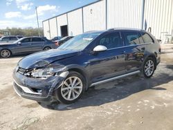 Salvage cars for sale at Apopka, FL auction: 2017 Volkswagen Golf Alltrack S