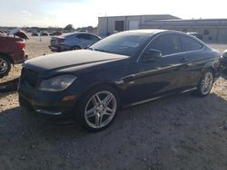 Salvage cars for sale at San Antonio, TX auction: 2012 Mercedes-Benz C 250