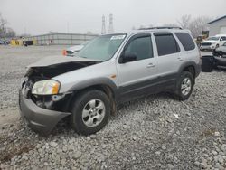 Salvage cars for sale at Barberton, OH auction: 2003 Mazda Tribute LX