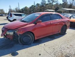 2010 Toyota Corolla Base en venta en Savannah, GA