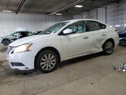 Salvage cars for sale at Franklin, WI auction: 2015 Nissan Sentra S