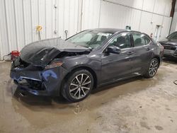 Salvage cars for sale at Franklin, WI auction: 2015 Acura TLX Tech