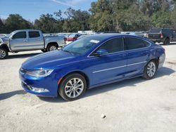 Salvage cars for sale at Ocala, FL auction: 2015 Chrysler 200 C