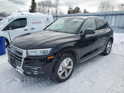 Salvage cars for sale at Bowmanville, ON auction: 2019 Audi Q5 Premium Plus