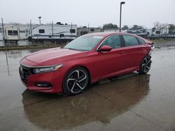 Salvage cars for sale at auction: 2018 Honda Accord Sport