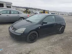 Salvage cars for sale at Earlington, KY auction: 2005 Honda Civic SI