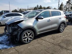 Salvage cars for sale at Denver, CO auction: 2019 KIA Sportage SX