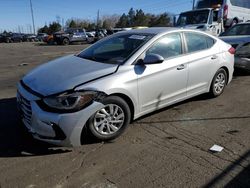 Salvage cars for sale at Denver, CO auction: 2017 Hyundai Elantra SE