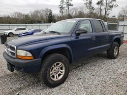 Dodge Dakota Quad Sport salvage cars for sale: 2004 Dodge Dakota Quad Sport