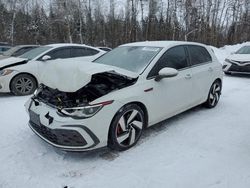 Salvage cars for sale from Copart Cookstown, ON: 2023 Volkswagen GTI S