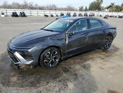 Salvage cars for sale at Fresno, CA auction: 2025 Hyundai Sonata SEL