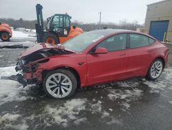 Salvage cars for sale at auction: 2022 Tesla Model 3