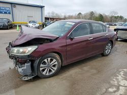 Honda salvage cars for sale: 2015 Honda Accord LX