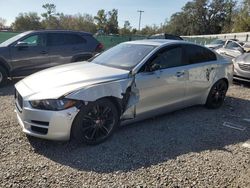 Salvage cars for sale at Riverview, FL auction: 2017 Jaguar XE Prestige