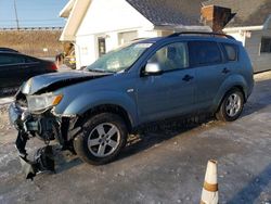 Salvage cars for sale at Northfield, OH auction: 2007 Mitsubishi Outlander LS