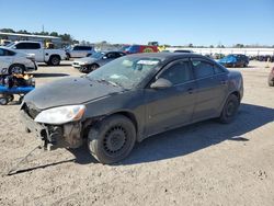 Pontiac salvage cars for sale: 2007 Pontiac G6 Value Leader