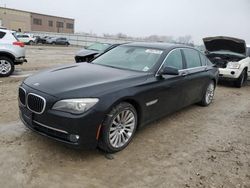 Salvage cars for sale from Copart Kansas City, KS: 2010 BMW 750 LI Xdrive