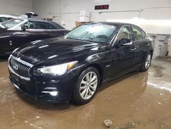 Salvage Cars with No Bids Yet For Sale at auction: 2015 Infiniti Q50 Hybrid Premium