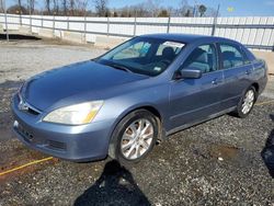 Salvage cars for sale at auction: 2007 Honda Accord SE