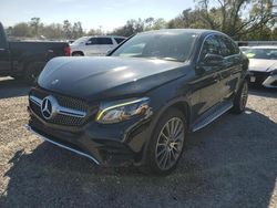 Salvage cars for sale at Riverview, FL auction: 2018 Mercedes-Benz GLC Coupe 300 4matic