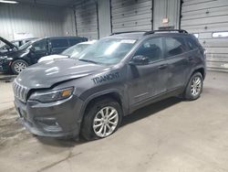 Salvage cars for sale at Franklin, WI auction: 2022 Jeep Cherokee Latitude LUX