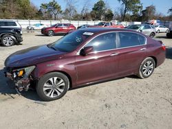 Salvage cars for sale at Hampton, VA auction: 2014 Honda Accord LX