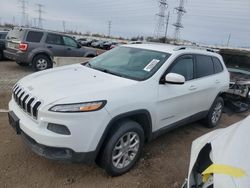 Salvage cars for sale at Elgin, IL auction: 2014 Jeep Cherokee Latitude