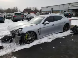 Salvage cars for sale at New Britain, CT auction: 2015 Porsche Panamera S