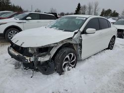 Salvage cars for sale at Bowmanville, ON auction: 2017 Honda Accord LX