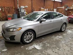 Salvage cars for sale at Ebensburg, PA auction: 2020 Ford Fusion SE