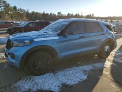 Salvage cars for sale at Windham, ME auction: 2022 Ford Explorer Police Interceptor