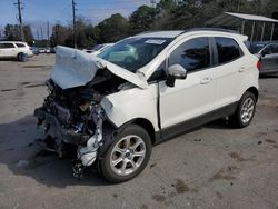 Salvage cars for sale at Savannah, GA auction: 2019 Ford Ecosport SE