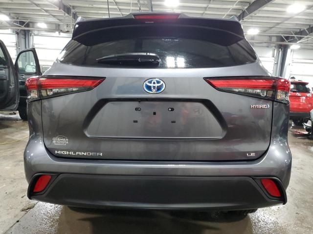 2021 Toyota Highlander Hybrid LE