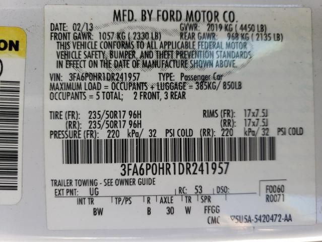 2013 Ford Fusion SE