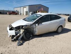 Salvage cars for sale at Amarillo, TX auction: 2016 Ford Fiesta S