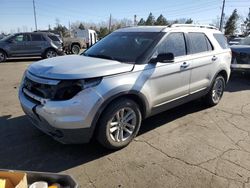 Salvage cars for sale at Denver, CO auction: 2013 Ford Explorer XLT