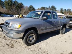 Salvage cars for sale at Mendon, MA auction: 2002 Toyota Tundra Access Cab