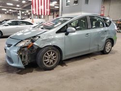 Salvage cars for sale at Blaine, MN auction: 2014 Toyota Prius V