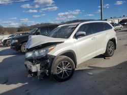 Salvage cars for sale at Lebanon, TN auction: 2017 Toyota Highlander SE