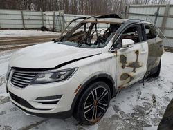 Salvage cars for sale at Davison, MI auction: 2017 Lincoln MKC Reserve