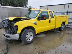 Ford F350 salvage cars for sale: 2008 Ford F350 SRW Super Duty