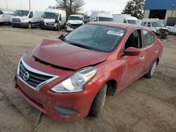 Salvage cars for sale at Woodhaven, MI auction: 2019 Nissan Versa S