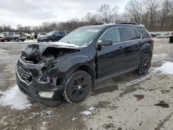 Salvage cars for sale at Ellwood City, PA auction: 2017 Chevrolet Equinox LT