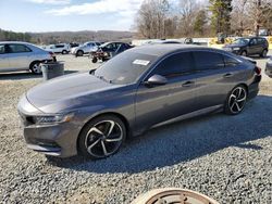 Salvage cars for sale at Concord, NC auction: 2019 Honda Accord Sport