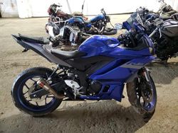 Salvage motorcycles for sale at Windsor, NJ auction: 2021 Yamaha YZFR3 A