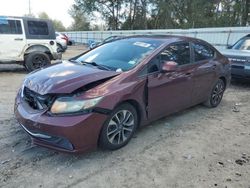 Salvage cars for sale at Midway, FL auction: 2013 Honda Civic EX