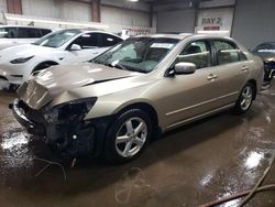 Salvage cars for sale at Elgin, IL auction: 2004 Honda Accord EX