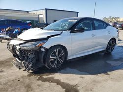 Nissan salvage cars for sale: 2021 Nissan Sentra SR