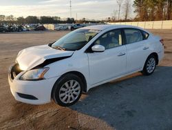 Salvage cars for sale at Dunn, NC auction: 2015 Nissan Sentra S